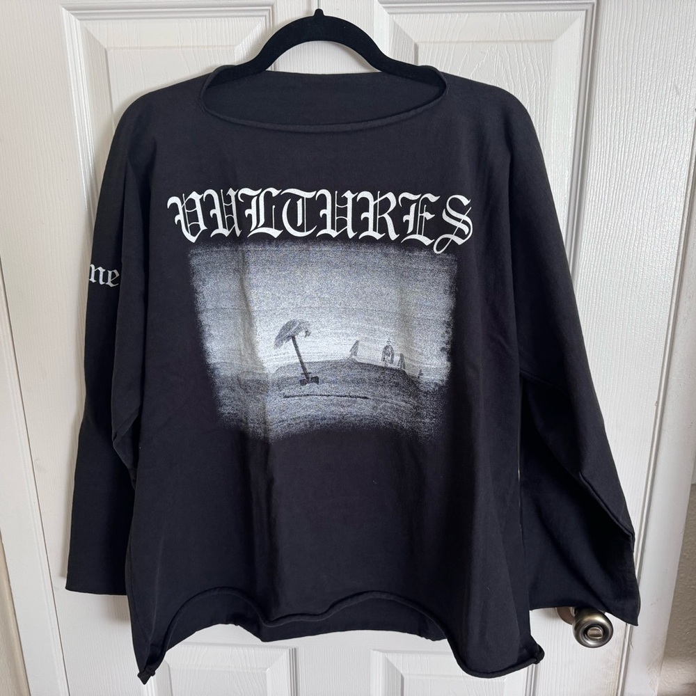 SOLD - Yeezy Vulture merch long sleeve tee men size 1 NEW